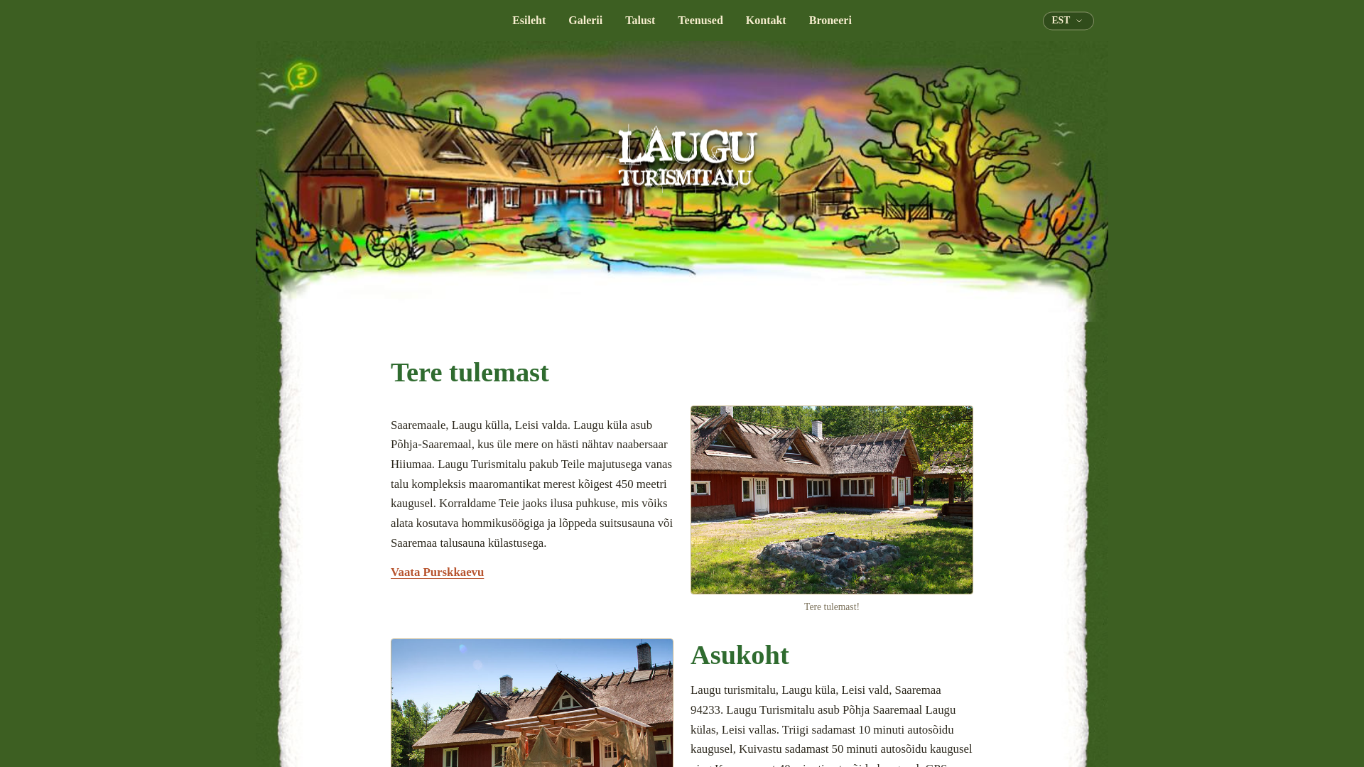 Saaremaa Talu website