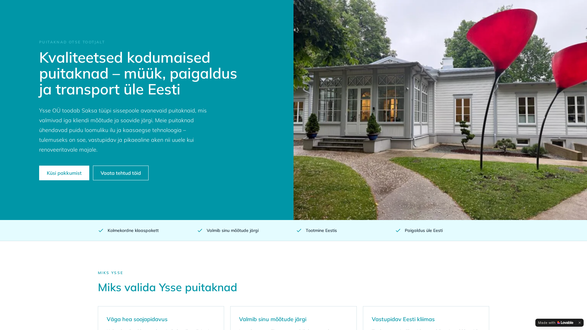Ysse website