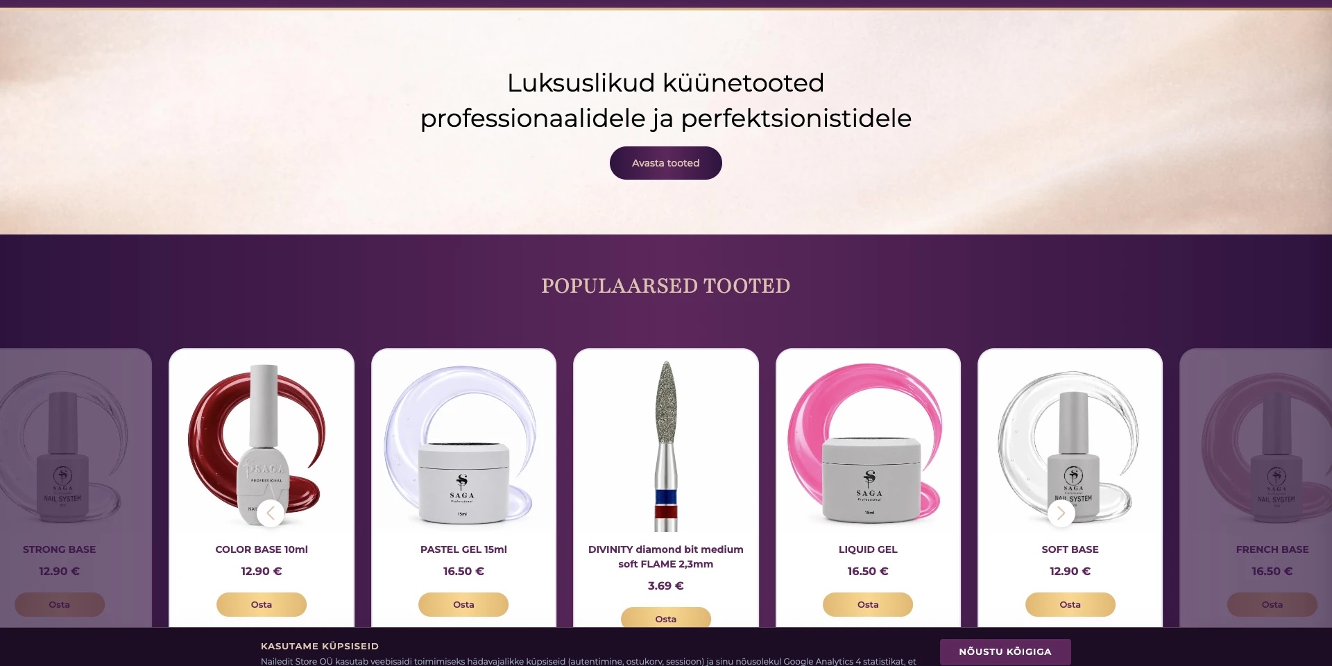 Nail Edit website